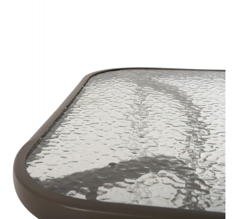 ΣΕΤ ΤΡΑΠΕΖΑΡΙΑΣ 5ΤΜΧ LEONE HM10835.04 ΚΑΡΕΚΛΕΣ ΜΕΤΑΛΛΙΚΕΣ & ΤΡΑΠΕΖΙ 110x60εκ ΣΑΜΠΑΝΙ