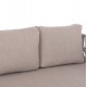 ΣΕΤ ΣΑΛΟΝΙ 4ΤΜΧ MAHAL HM6424.02 ΚΡΕΜ ΑΛΟΥΜΙΝΙΟ--ΜΠΕΖ OLEFIN & ΣΧΟΙΝΙ STRAP
