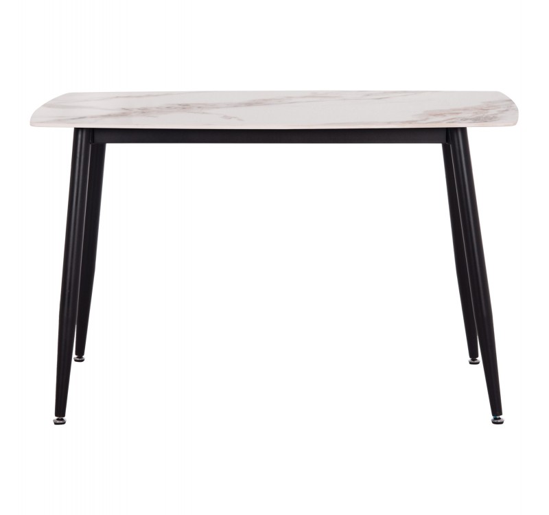 ΤΡΑΠΕΖΙ RAVEN HM9854.04 ΚΕΡΑΜΙΚΟ TOP ΜΕ ΟΨΗ ΜΑΡΜΑΡΟΥ τ.CALACATTA 120x70x73Υεκ.