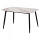 ΤΡΑΠΕΖΙ RAVEN HM9854.04 ΚΕΡΑΜΙΚΟ TOP ΜΕ ΟΨΗ ΜΑΡΜΑΡΟΥ τ.CALACATTA 120x70x73Υεκ.