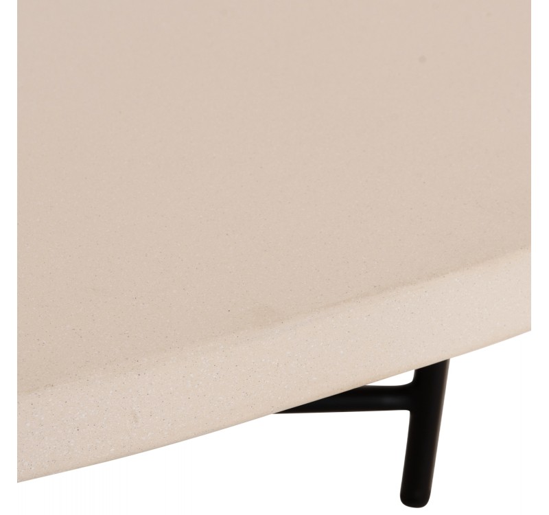 ΣΕΤ 2 ΤΡΑΠΕΖΑΚΙΑ ΣΑΛΟΝΙΟΥ IFFANS HM10733.02 FIBER CEMENT ΜΠΕΖ-ΠΟΔΙΑ ΜΕΤΑΛΛΙΚΑ