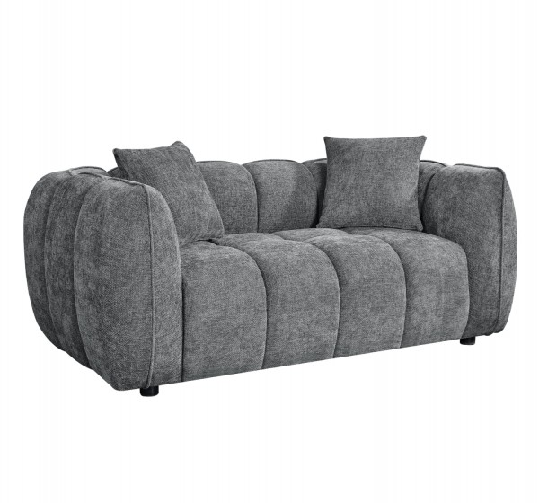 ΚΑΝΑΠΕΣ 2-ΘΕΣΙΟΣ LYKKE HM3324.01 ΓΚΡΙ ΥΦΑΣΜΑ 172x89x70Υεκ.