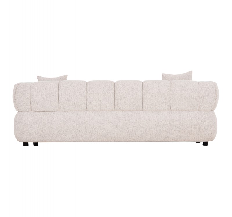 ΚΑΝΑΠΕΣ 3-ΘΕΣΙΟΣ NORIKA HM3331.02 ΕΚΡΟΥ ΥΦΑΣΜΑ 220x88x85Υεκ.