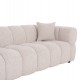 ΚΑΝΑΠΕΣ 3-ΘΕΣΙΟΣ NORIKA HM3331.02 ΕΚΡΟΥ ΥΦΑΣΜΑ 220x88x85Υεκ.