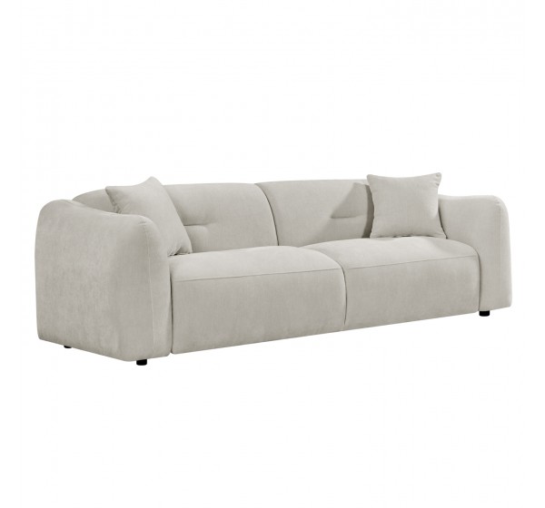 ΚΑΝΑΠΕΣ 3-ΘΕΣΙΟΣ JUNOA HM3333.02 ΕΚΡΟΥ ΥΦΑΣΜΑ 228x89x74Υεκ