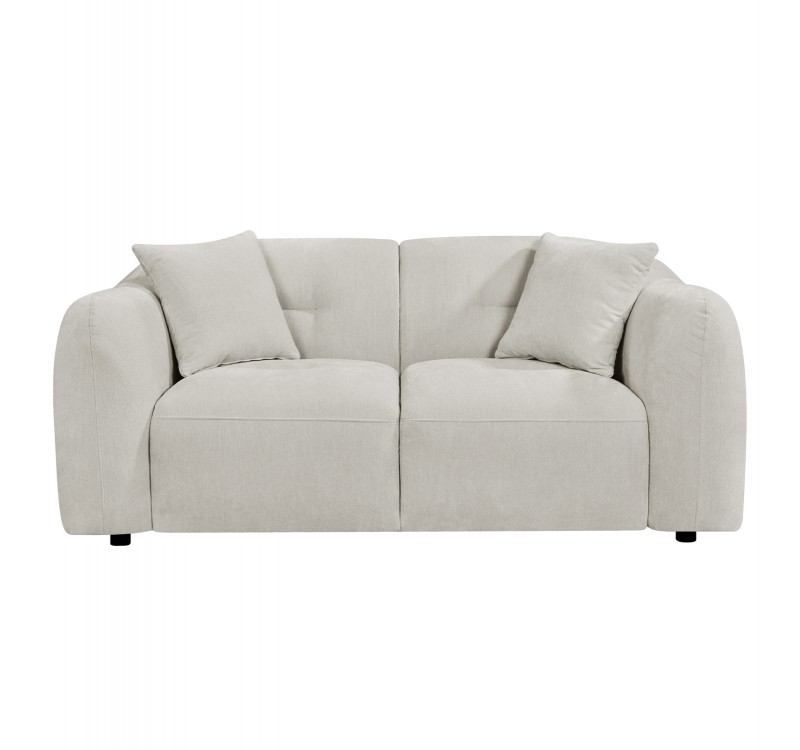 ΚΑΝΑΠΕΣ 2-ΘΕΣΙΟΣ JUNOA HM3334.02 ΕΚΡΟΥ ΥΦΑΣΜΑ 172x89x74Υεκ