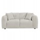 ΚΑΝΑΠΕΣ 2-ΘΕΣΙΟΣ JUNOA HM3334.02 ΕΚΡΟΥ ΥΦΑΣΜΑ 172x89x74Υεκ