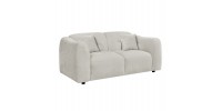 ΚΑΝΑΠΕΣ 2-ΘΕΣΙΟΣ JUNOA HM3334.02 ΕΚΡΟΥ ΥΦΑΣΜΑ 172x89x74Υεκ