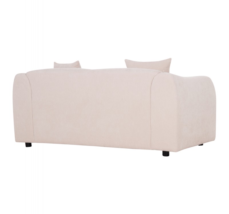 ΚΑΝΑΠΕΣ 2-ΘΕΣΙΟΣ JUNOA HM3334.02 ΕΚΡΟΥ ΥΦΑΣΜΑ 172x89x85Υεκ