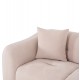 ΚΑΝΑΠΕΣ 2-ΘΕΣΙΟΣ JUNOA HM3334.02 ΕΚΡΟΥ ΥΦΑΣΜΑ 172x89x85Υεκ