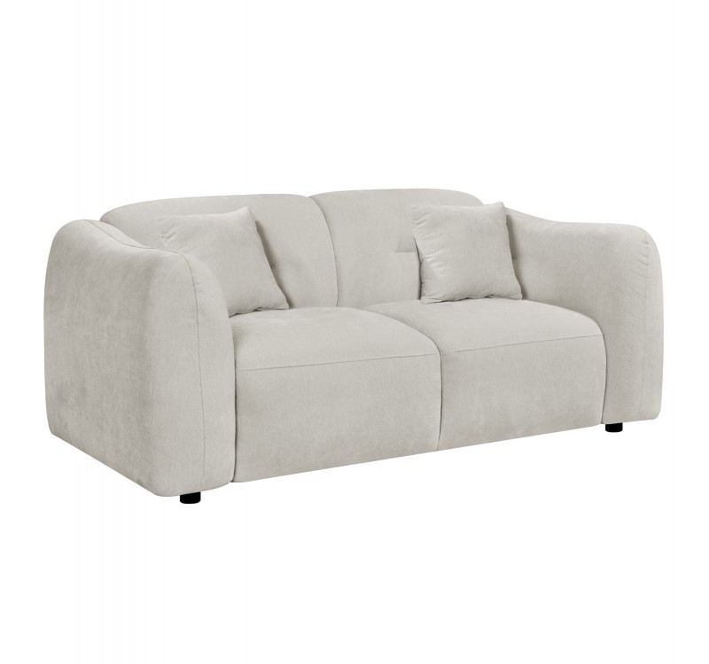 ΚΑΝΑΠΕΣ 2-ΘΕΣΙΟΣ JUNOA HM3334.02 ΕΚΡΟΥ ΥΦΑΣΜΑ 172x89x74Υεκ