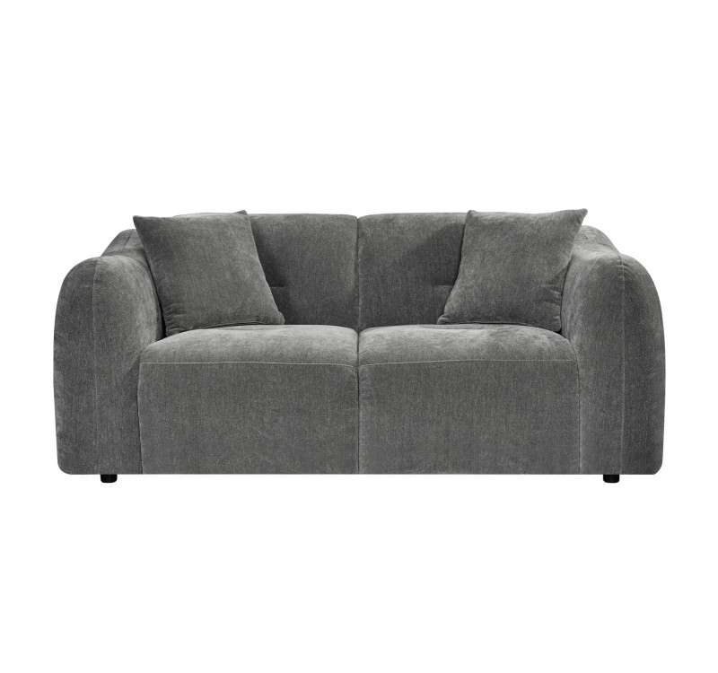 ΚΑΝΑΠΕΣ 2-ΘΕΣΙΟΣ JUNOA HM3334.01 ΓΚΡΙ ΥΦΑΣΜΑ 172x89x74Υεκ