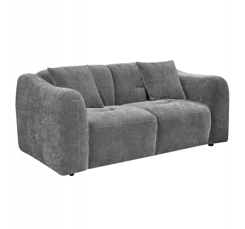 ΚΑΝΑΠΕΣ 2-ΘΕΣΙΟΣ JUNOA HM3334.01 ΓΚΡΙ ΥΦΑΣΜΑ 172x89x74Υεκ