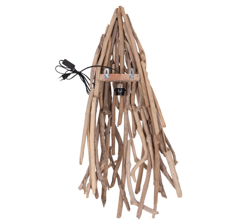 ΑΠΛΙΚΑ ΤΟΙΧΟΥ VEKNA HM4876 DRIFTWOOD ΣΕ ΦΥΣΙΚΟ 43x15(πάχος)x100Υεκ.[1xΕ27]