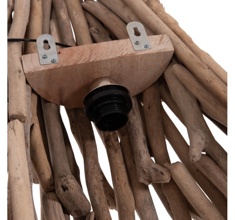 ΑΠΛΙΚΑ ΤΟΙΧΟΥ VEKNA HM4876 DRIFTWOOD ΣΕ ΦΥΣΙΚΟ 43x15(πάχος)x100Υεκ.[1xΕ27]