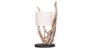 ΕΠΙΤΡΑΠΕΖΙΟ ΦΩΤΙΣΤΙΚΟ BRAMBLE HM4873 DRIFTWOOD & ΛΕΥΚΟ ΚΑΠΕΛΟ Φ28x65Υεκ.