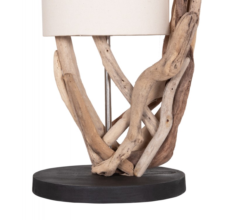 ΕΠΙΤΡΑΠΕΖΙΟ ΦΩΤΙΣΤΙΚΟ BRAMBLE HM4873 DRIFTWOOD & ΛΕΥΚΟ ΚΑΠΕΛΟ Φ28x65Υεκ.