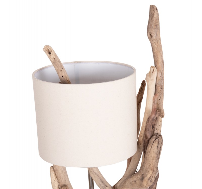 ΕΠΙΤΡΑΠΕΖΙΟ ΦΩΤΙΣΤΙΚΟ BRAMBLE HM4873 DRIFTWOOD & ΛΕΥΚΟ ΚΑΠΕΛΟ Φ28x65Υεκ.