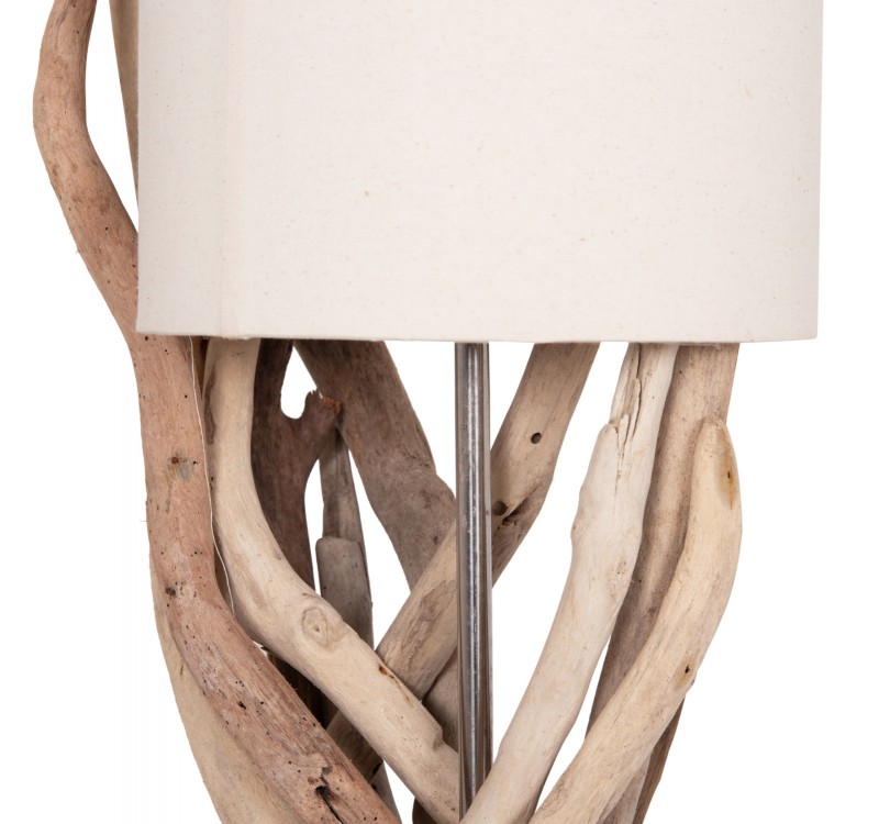 ΕΠΙΤΡΑΠΕΖΙΟ ΦΩΤΙΣΤΙΚΟ BRAMBLE HM4873 DRIFTWOOD & ΛΕΥΚΟ ΚΑΠΕΛΟ Φ28x65Υεκ.