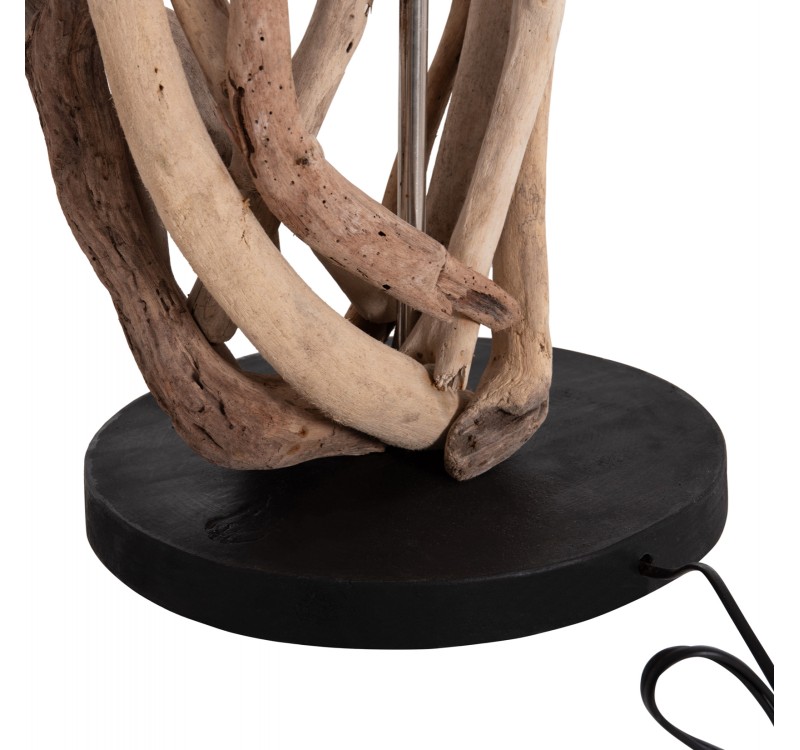 ΕΠΙΤΡΑΠΕΖΙΟ ΦΩΤΙΣΤΙΚΟ BRAMBLE HM4873 DRIFTWOOD & ΛΕΥΚΟ ΚΑΠΕΛΟ Φ28x65Υεκ.