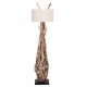 ΔΙΑΚΟΣΜΗΤΙΚΟ ΦΩΤΙΣΤΙΚΟ ΔΑΠΕΔΟΥ ALTAR HM4872 DRIFTWOOD--ΛΕΥΚΟ PVC Φ44.5x167Υεκ.