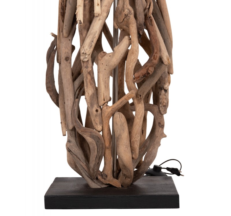 ΔΙΑΚΟΣΜΗΤΙΚΟ ΦΩΤΙΣΤΙΚΟ ΔΑΠΕΔΟΥ ALTAR HM4872 DRIFTWOOD--ΛΕΥΚΟ PVC Φ44.5x167Υεκ.
