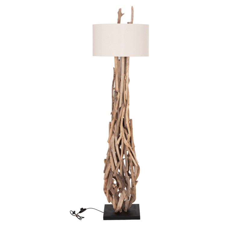 ΔΙΑΚΟΣΜΗΤΙΚΟ ΦΩΤΙΣΤΙΚΟ ΔΑΠΕΔΟΥ ALTAR HM4872 DRIFTWOOD--ΛΕΥΚΟ PVC Φ44.5x167Υεκ.