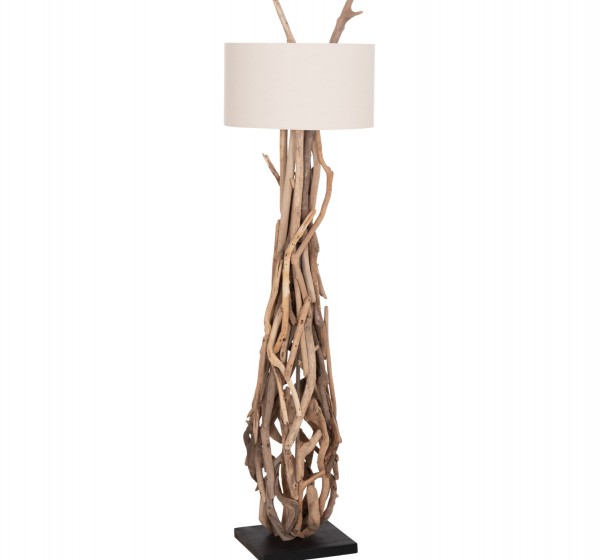 ΔΙΑΚΟΣΜΗΤΙΚΟ ΦΩΤΙΣΤΙΚΟ ΔΑΠΕΔΟΥ ALTAR HM4872 DRIFTWOOD--ΛΕΥΚΟ PVC Φ44.5x167Υεκ.