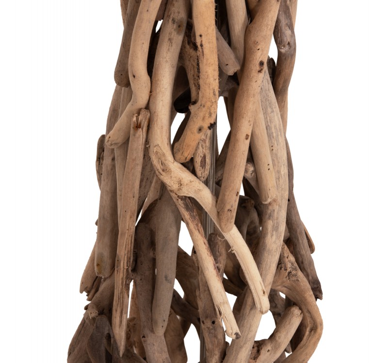 ΔΙΑΚΟΣΜΗΤΙΚΟ ΦΩΤΙΣΤΙΚΟ ΔΑΠΕΔΟΥ ALTAR HM4872 DRIFTWOOD--ΛΕΥΚΟ PVC Φ44.5x167Υεκ.