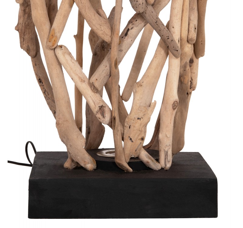 ΔΙΑΚΟΣΜΗΤΙΚΟ ΦΩΤΙΣΤΙΚΟ ΔΑΠΕΔΟΥ VEKNA HM4877 DRIFTWOOD ΣΕ ΦΥΣΙΚΟ 30x30x140Υεκ.