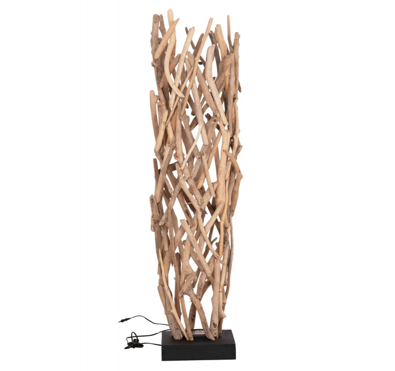 ΔΙΑΚΟΣΜΗΤΙΚΟ ΦΩΤΙΣΤΙΚΟ ΔΑΠΕΔΟΥ VEKNA HM4877 DRIFTWOOD ΣΕ ΦΥΣΙΚΟ 30x30x140Υεκ.