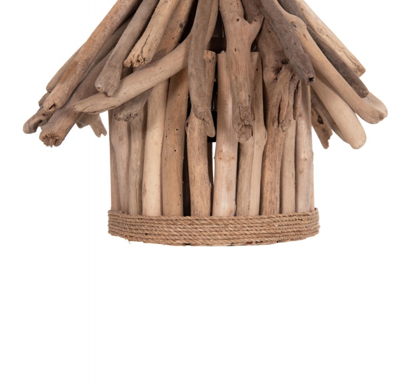 ΦΩΤΙΣΤΙΚΟ ΟΡΟΦΗΣ ΚΡΕΜΑΣΤΟ TREIT HM4874 DRIFTWOOD ΣΕ ΦΥΣΙΚΟ Φ40x73Υεκ [1xΕ27]