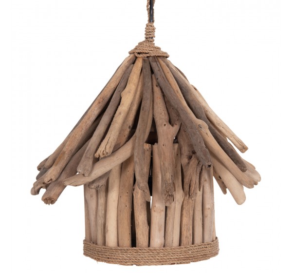 ΦΩΤΙΣΤΙΚΟ ΟΡΟΦΗΣ ΚΡΕΜΑΣΤΟ TREIT HM4874 DRIFTWOOD ΣΕ ΦΥΣΙΚΟ Φ40x73Υεκ [1xΕ27]