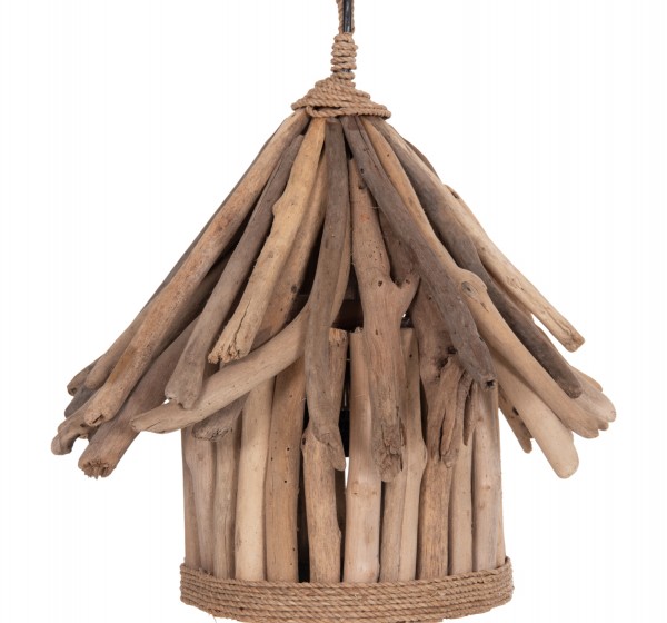 ΦΩΤΙΣΤΙΚΟ ΟΡΟΦΗΣ ΚΡΕΜΑΣΤΟ TREIT HM4874 DRIFTWOOD ΣΕ ΦΥΣΙΚΟ Φ40x73Υεκ [1xΕ27]