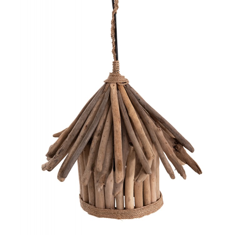 ΦΩΤΙΣΤΙΚΟ ΟΡΟΦΗΣ ΚΡΕΜΑΣΤΟ TREIT HM4874 DRIFTWOOD ΣΕ ΦΥΣΙΚΟ Φ40x73Υεκ [1xΕ27]