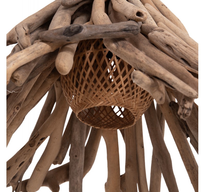 ΦΩΤΙΣΤΙΚΟ ΟΡΟΦΗΣ ΚΡΕΜΑΣΤΟ TREIT HM4875 DRIFTWOOD ΣΕ ΦΥΣΙΚΟ 48x54x52-73Υεκ [1xΕ27]