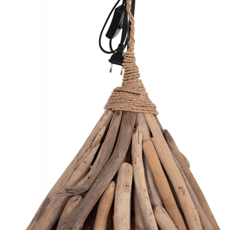 ΦΩΤΙΣΤΙΚΟ ΟΡΟΦΗΣ ΚΡΕΜΑΣΤΟ TREIT HM4875 DRIFTWOOD ΣΕ ΦΥΣΙΚΟ 48x54x52-73Υεκ [1xΕ27]
