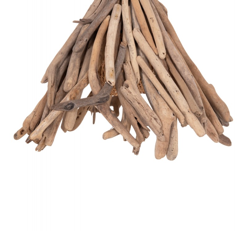 ΦΩΤΙΣΤΙΚΟ ΟΡΟΦΗΣ ΚΡΕΜΑΣΤΟ TREIT HM4875 DRIFTWOOD ΣΕ ΦΥΣΙΚΟ 48x54x52-73Υεκ [1xΕ27]
