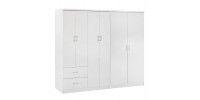 ΝΤΟΥΛΑΠΑ 6ΦΥΛΛΗ BLAKELY HM21235.05 ΜΕΛΑΜΙΝΗ ΧΡΩΜΑ ΛΕΥΚΟ 201x43x181Υεκ