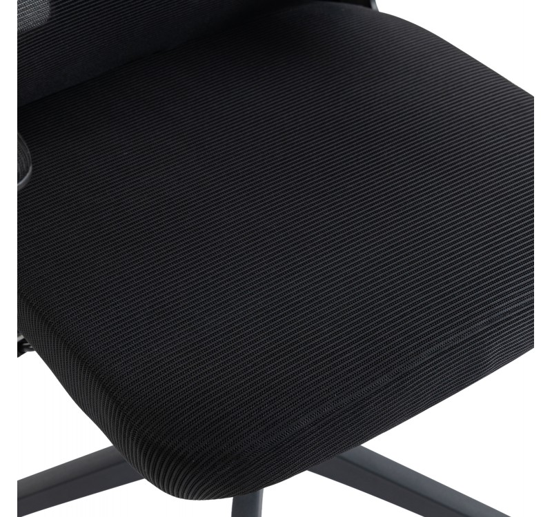ΚΑΡΕΚΛΑ ΓΡΑΦΕΙΟΥ KESI HM1222.01 ΜΑΥΡO MESH & PP 52x50x122Υεκ.