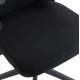 ΚΑΡΕΚΛΑ ΓΡΑΦΕΙΟΥ KESI HM1222.01 ΜΑΥΡO MESH & PP 52x50x122Υεκ.