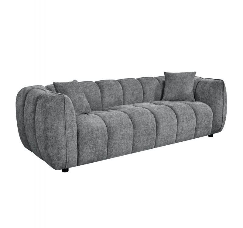 ΚΑΝΑΠΕΣ 3-ΘΕΣΙΟΣ LYKKE HM3323.01 ΓΚΡΙ ΥΦΑΣΜΑ 229x89x70Υεκ