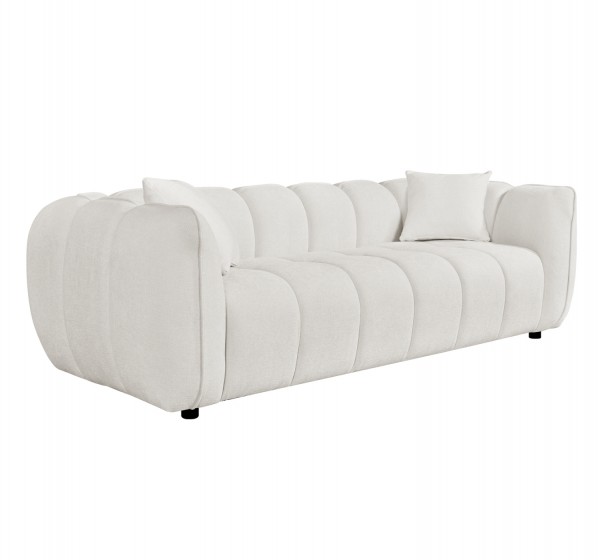 ΚΑΝΑΠΕΣ 3-ΘΕΣΙΟΣ LYKKE HM3323.02 ΕΚΡΟΥ ΥΦΑΣΜΑ 229x89x70Υεκ