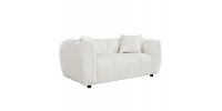 ΚΑΝΑΠΕΣ 2-ΘΕΣΙΟΣ LYKKE HM3324.02 ΕΚΡΟΥ ΥΦΑΣΜΑ 172x89x70Υεκ.