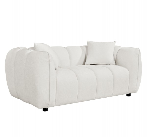 ΚΑΝΑΠΕΣ 2-ΘΕΣΙΟΣ LYKKE HM3324.02 ΕΚΡΟΥ ΥΦΑΣΜΑ 172x89x70Υεκ.