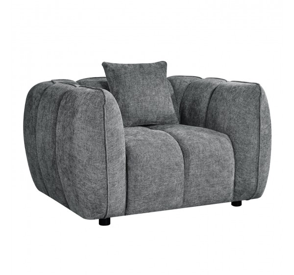 ΠΟΛΥΘΡΟΝΑ LYKKE HM3325.01 ΓΚΡΙ ΥΦΑΣΜΑ 119x89x70Υεκ
