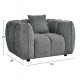 ΣΕΤ ΚΑΝΑΠΕΣ ΓΩΝΙΑ (ΔΕΞΙΑ)-ΠΟΛΥΘΡΟΝΑ LOUNGE LYKKE HM10820.01R ΓΚΡΙ ΥΦΑΣΜΑ