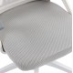 ΚΑΡΕΚΛΑ ΓΡΑΦΕΙΟΥ MATRON HM1226.02 ΛΕΥΚΟ PP--ΑΝΟΙΧΤΟ ΓΚΡΙ MESH 47x47x128Υεκ