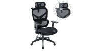 ΚΑΡΕΚΛΑ ΓΡΑΦΕΙΟΥ APEX HM1227.01 ΜΑΥΡO MESH & PP 68x68x120-130Υεκ