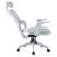 ΚΑΡΕΚΛΑ ΓΡΑΦΕΙΟΥ APEX HM1227.02 ΛΕΥΚΟ PP--ΑΝΟΙΧΤΟ ΓΚΡΙ MESH 68x68x120-130Υεκ